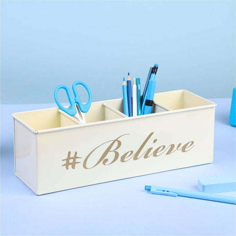 Stainless Steel Desk Organizer