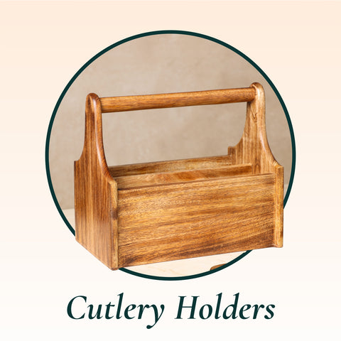 Wooden Cutlery Holders