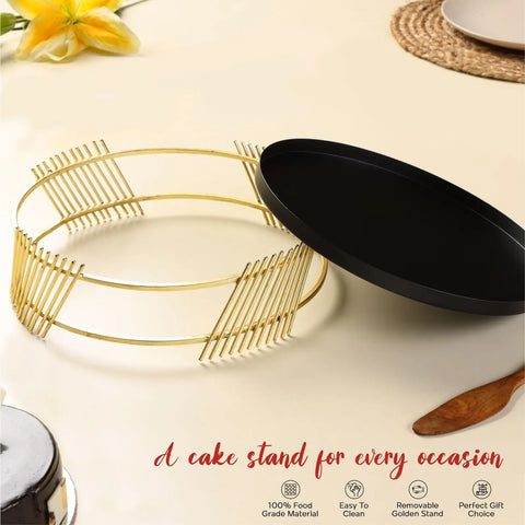 Dudki Metal Round Cake Stand Holder