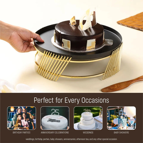 Dudki Metal Round Cake Stand Holder