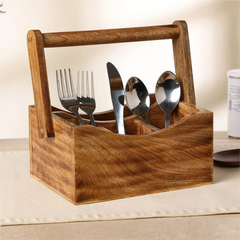 Dudki Wooden Cutlery Holder