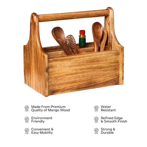 Dudki Wooden Cutlery Holder