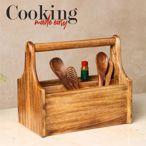 Dudki Wooden Cutlery Holder