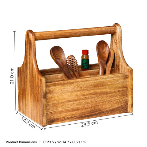 Dudki Wooden Cutlery Holder