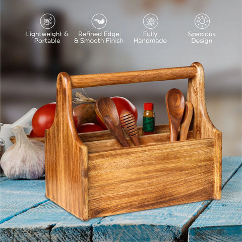 Dudki Wooden Cutlery Holder