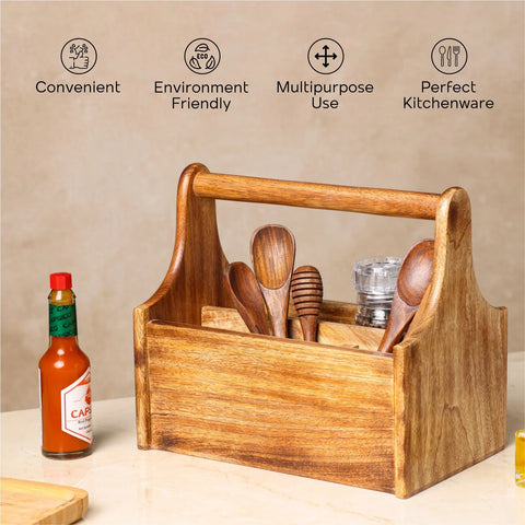 Dudki Wooden Cutlery Holder