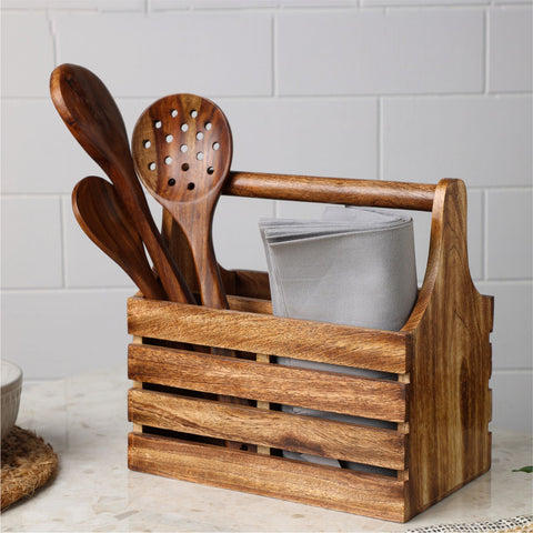 Dudki Wooden Cutlery Holder