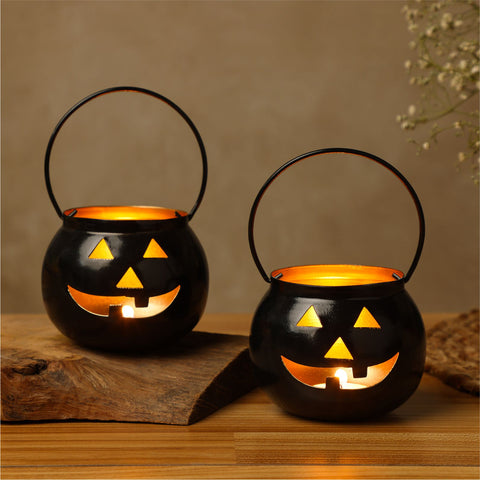 Dudki Halloween Face Candle Holder