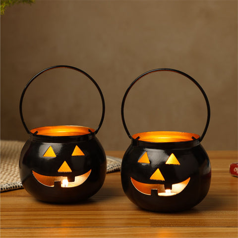 Dudki Halloween Face Candle Holder