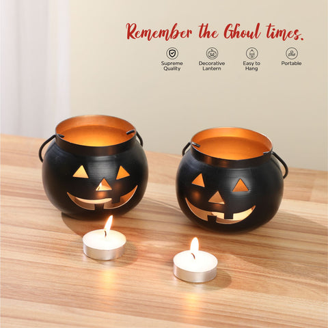 Dudki Halloween Face Candle Holder