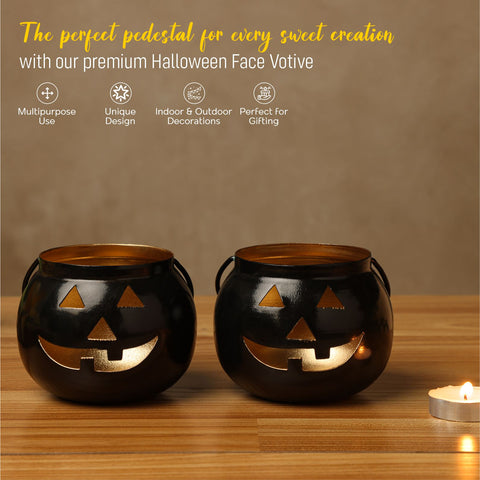 Dudki Halloween Face Candle Holder