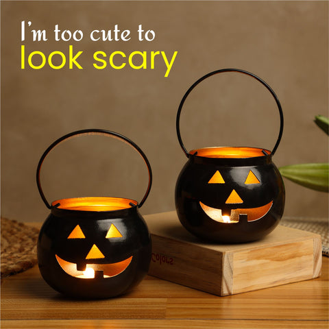 Dudki Halloween Face Candle Holder