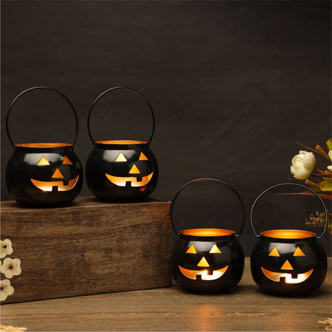 Dudki Halloween Face Candle Holder