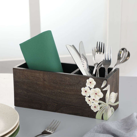 Dudki Wooden Desk Organiser