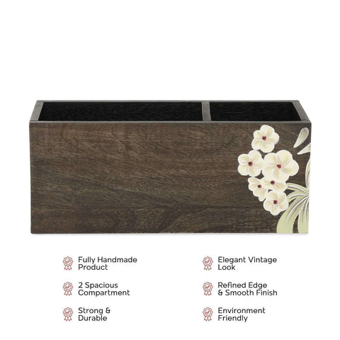 Dudki Wooden Desk Organiser