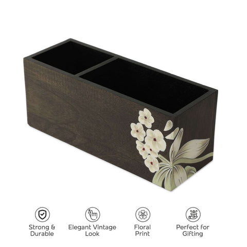 Dudki Wooden Desk Organiser