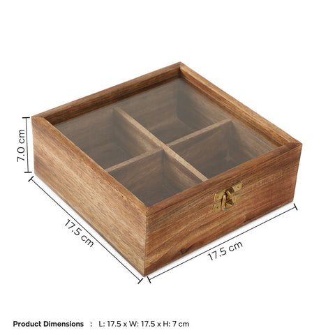 Dudki Wooden Dry Fruits Box