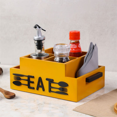 Dudki Wooden 6 Compartment (Eat) Caddy