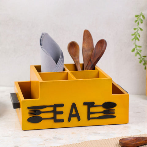 Dudki Wooden 6 Compartment (Eat) Caddy