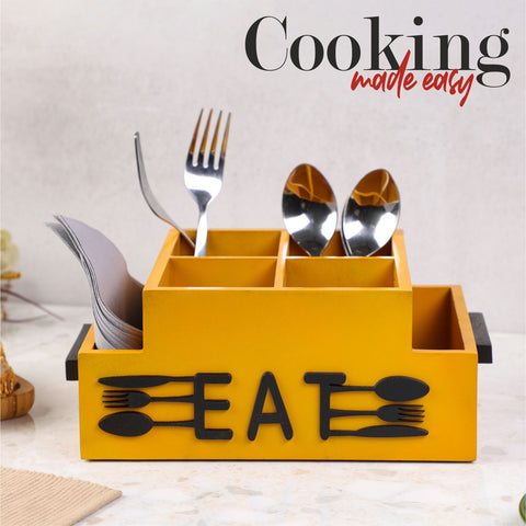 Dudki Wooden 6 Compartment (Eat) Caddy