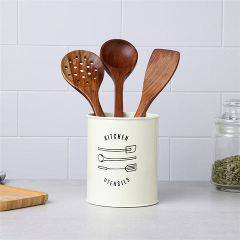 Dudki ladle holders for kitchen (Ivory)