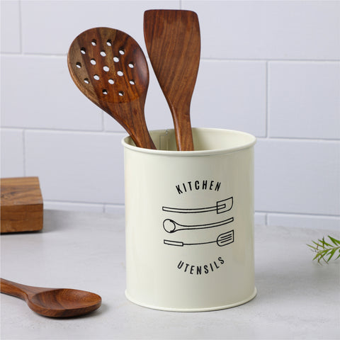 Dudki ladle holders for kitchen (Ivory)