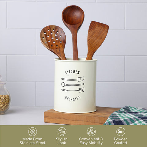 Dudki ladle holders for kitchen (Ivory)