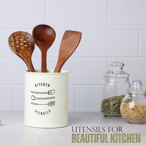 Dudki ladle holders for kitchen (Ivory)