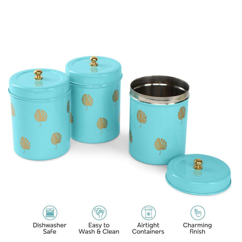 Dudki Stainless Steel Canister Set of 3