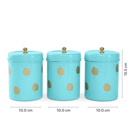 Dudki Stainless Steel Canister Set of 3