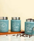 Iconic Tea Sugar Coffee Container Set-Of-3