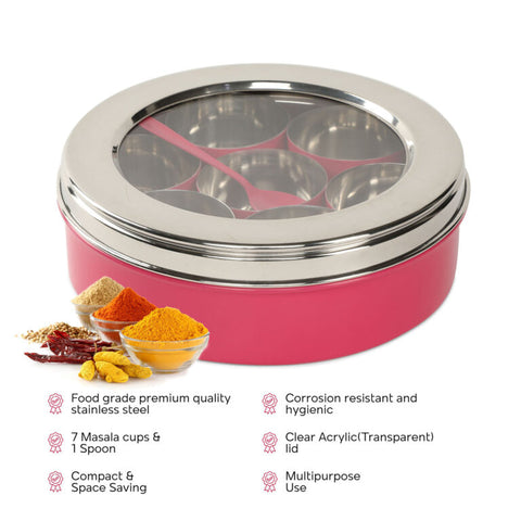 Dudki 7 in 1 Stainless Steel Spice Box