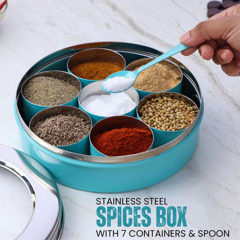 Dudki 7 in 1 Stainless Steel Spice Box