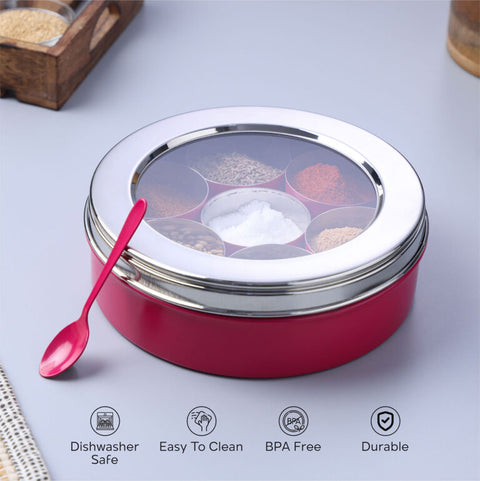 Dudki 7 in 1 Stainless Steel Spice Box