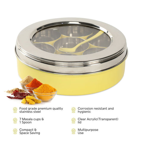 Dudki 7 in 1 Stainless Steel Spice Box