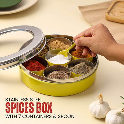 Dudki 7 in 1 Stainless Steel Spice Box