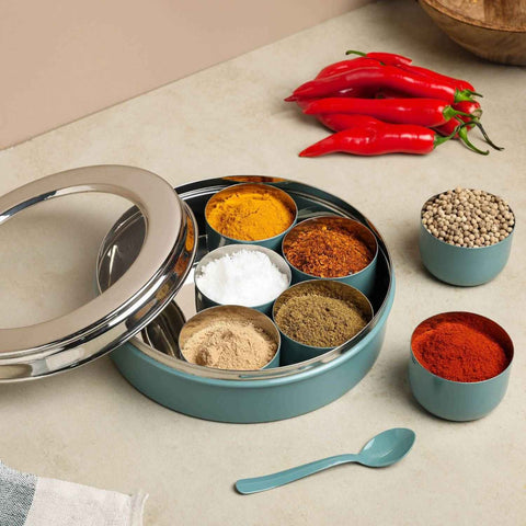 Dudki 7 in 1 Stainless Steel Spice Box