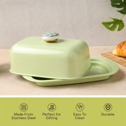 Dudki Stainless Steel Butter Dish