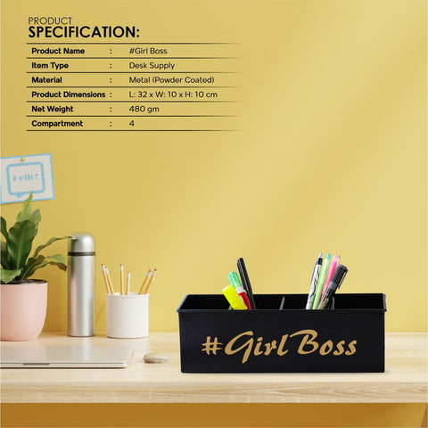 Dudki Girl Boss Desk Organizer