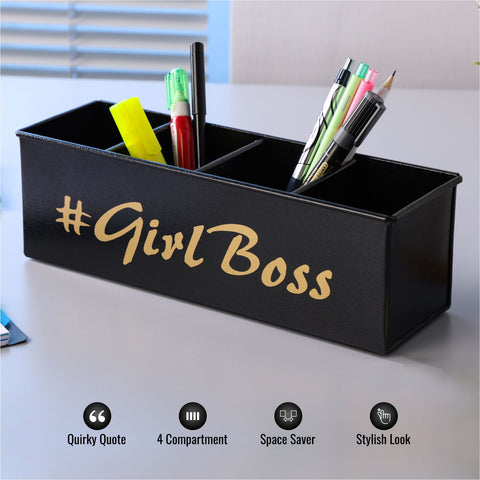 Dudki Girl Boss Desk Organizer