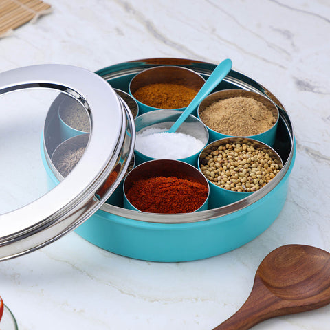 Dudki 7 in 1 Stainless Steel Spice Box