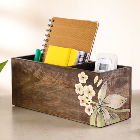 Dudki Wooden Desk Organiser