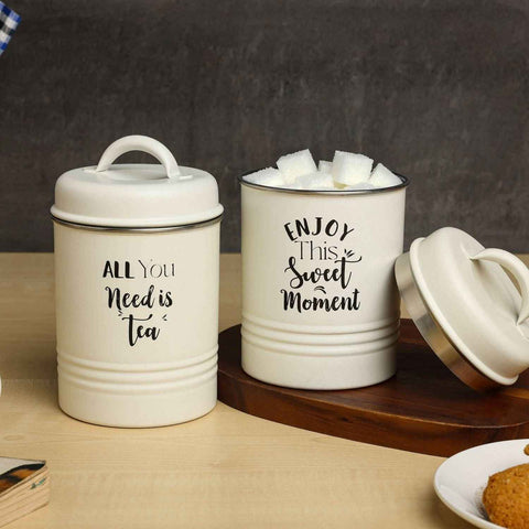 Tea Sugar Canister set