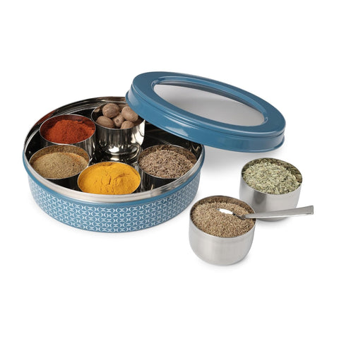 Dudki 7 in 1 Stainless Steel Spice Box