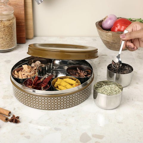 Dudki 7 in 1 Stainless Steel Spice Box