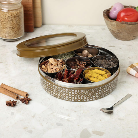 Dudki 7 in 1 Stainless Steel Spice Box