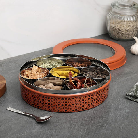 Dudki 7 in 1 Stainless Steel Spice Box