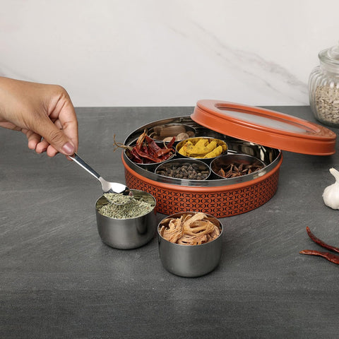 Dudki 7 in 1 Stainless Steel Spice Box