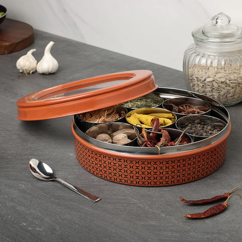 Dudki 7 in 1 Stainless Steel Spice Box