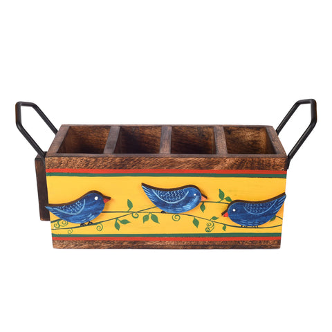 Love Birds Cutlery Holder